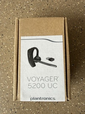 Plantronics (Poly) Voyager 5200 UC Bluetooth Headset (206110-101, POTE16) New