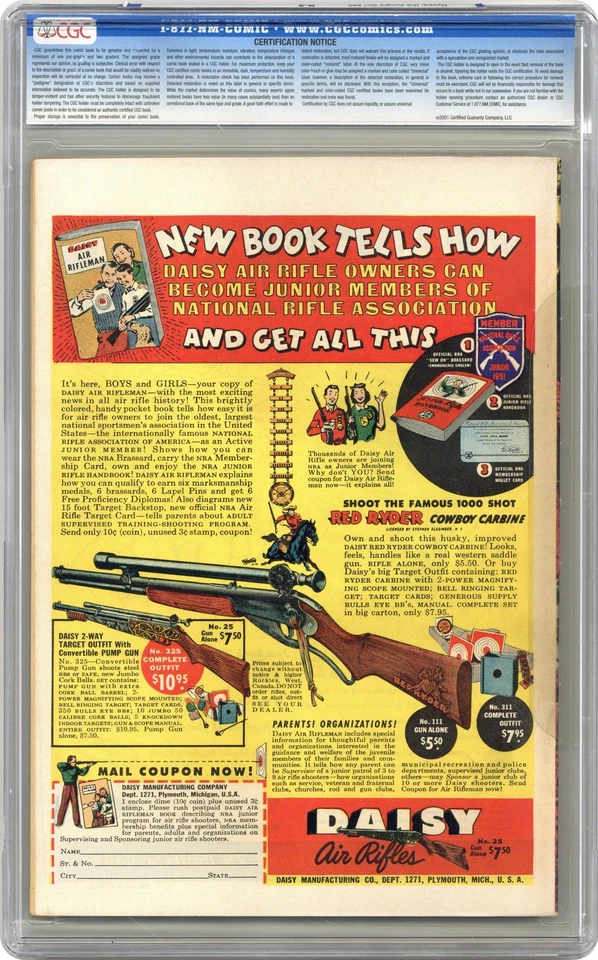 Nyoka the Jungle Girl #60 CGC 9.2 1951 1074814013 - Image 2 of 2