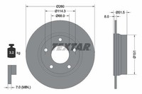 Textar Bremsscheibe 92335803