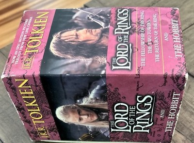 The Lord Of The Rings & The Hobbit 4 Book Paperback Box Set Tolkien Collection