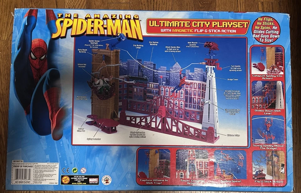 Juego The Amazing Spider-Man Ultimate City Toy Biz 2006 Foto 3 de 4