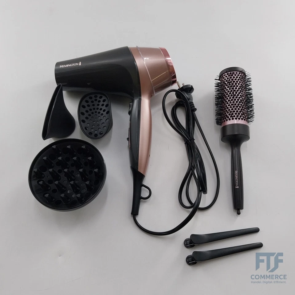 Remington Haartrockner Ionen [Locken & Wellen & Glatt] Curl-Straight (2... D5707