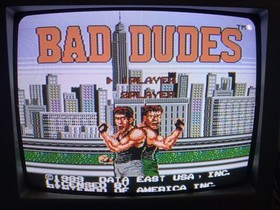 Rolling Thunder & Bad Dudes Nintendo NES 2 Game Lot Tengen Data East Retro