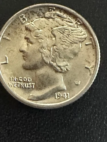 1941 P Mercury Dime BU