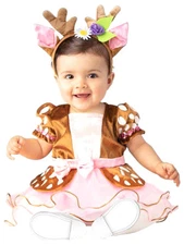 Incharacter Infant Girls Baby Deer Tutu Dress Halloween Costume