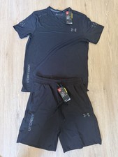 Under Armour Set - T-Shirt + Shorts NEU mit Etikett Gr. M Schwarz