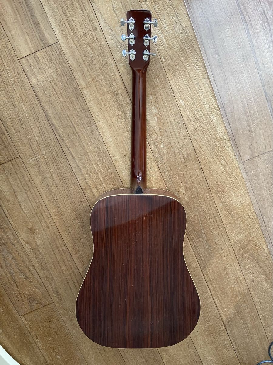 Acoustic Guitar Yamaki Deluxe No.120 Folk Natural Rosewood