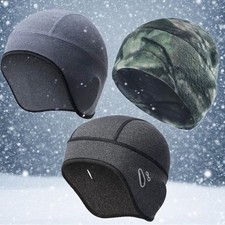 Men Women Cycling Skull Cap Winter Outdoor Warm Fleece Windproof Ski Beanie Hat