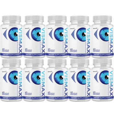 Vismax Eye Health Support Formula, (10 Pack) Official Vision Supplement