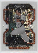 2022 Panini Prizm Draft Picks White Sparkle Prizm Justin Boyd #PDP73 3a1