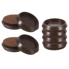 8Pcs Furniture Pads 1-3/4" Round Furniture Protector with Felt