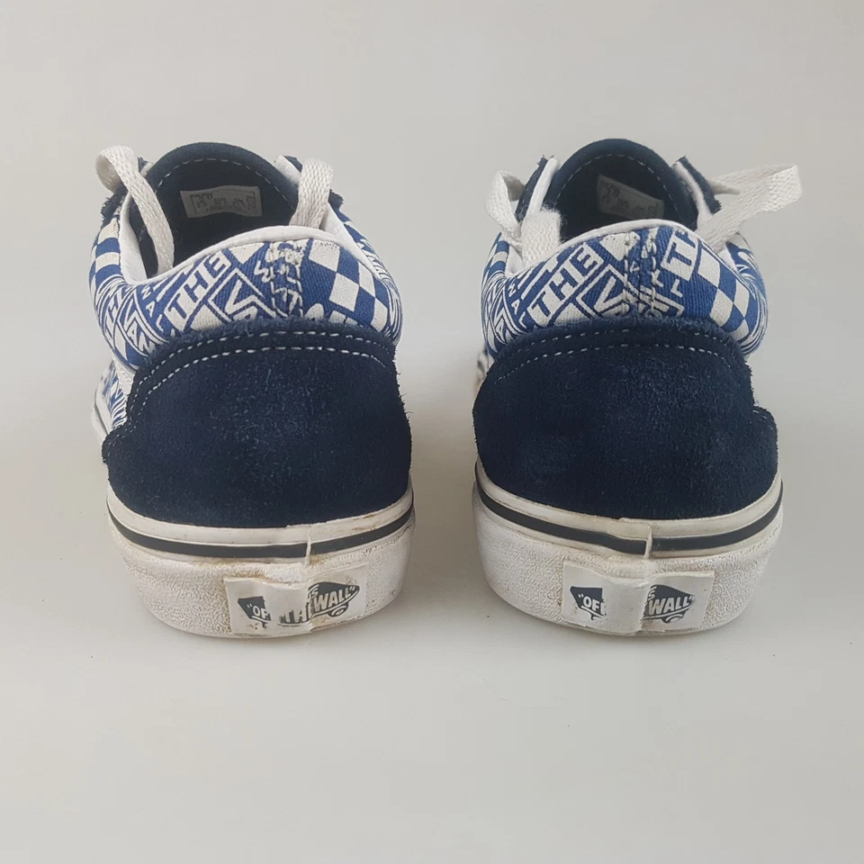 Boy's VANS 'Off The Wall' 3 US | 34 EU Shoes Blue Kids Skate | 3+ Extra 10% Off - image 4 of 4