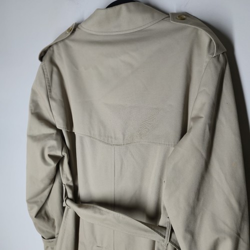Vintage Burberrys' Nova Check Double Breasted Trench Coat Women's Beige - Picture 11 of 15