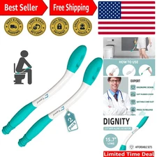 Travel-Friendly Toilet Aid - 15.7” Long  Wiper for Independence & Dignity