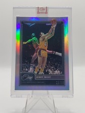 2020-21 Panini One And One Basketball Jerry West 28/99 #171 Los Angeles Lakers 