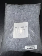 Citizenry Stonewashed Linen Sheet Set - Full Size - Indigo Chambray