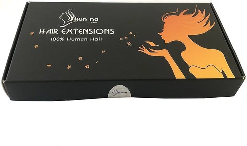 Kun Na ... Hair Extensions 100% Human Hair , 20" Color Brown #2