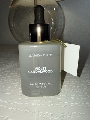 SAND+FOG Violet Sandalwood Eau de Parfum Oil 1.7 fl oz Bergamot Cedarwood