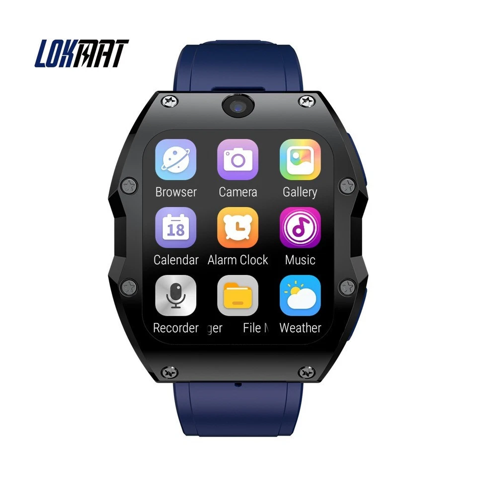 2.02 Zoll LOKMAT APPLLP 3 Max Smartwatch 4GB+128GB IP68 Wasserdicht Dual Kamera - Bild 3 von 4
