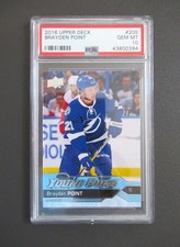 Brayden Point 2016-17 Upper Deck Young Guns #205 Rookie Card/RC.  PSA 10!!!. rookie card picture