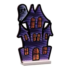 Haunted House Ekkolight Statue, 16 in.- US Warehouse