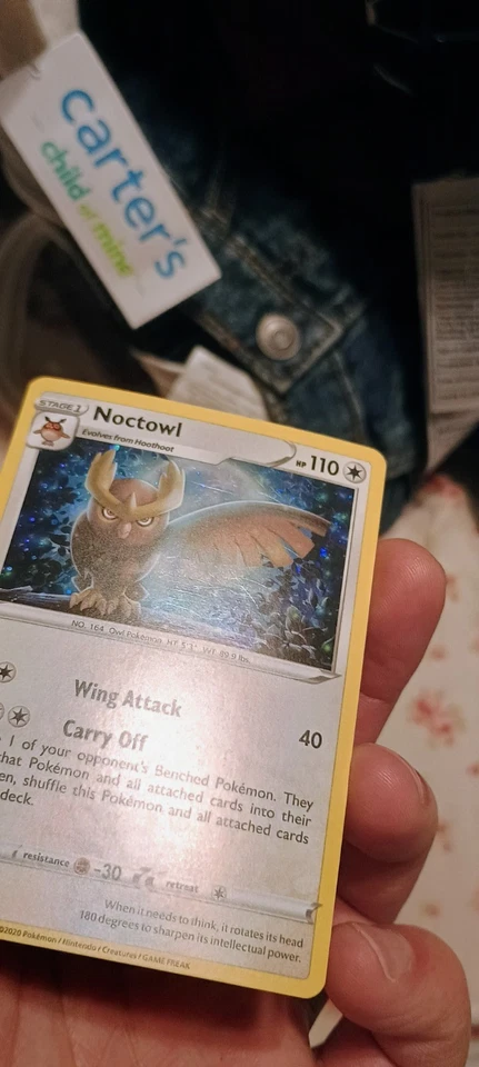 Noctowl SWSH027 SWSH: Sword & Shield Promo Cards Holo - Image 2 of 3