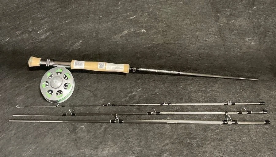 ebay marlborro fishing fly rod combo kit Martin Complete and Reel Kit, 5/6-Weight 8-Foot 3-Piece Moderate Action Fiberglass Rod, Single Action Rim Control Reel, 6-Weight Line, 6-Piece Fly Assortment, Brown/Green : Sports & Outdoors Complete saltwater fly fishing setup with 90 10WT rod Fly Fishing Combo Both Fishing