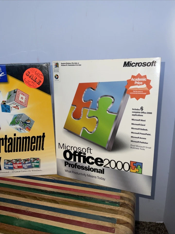 BEST OF MICROSOFT ENTERTAINMENT PACK 1994 Tetris 13 Games 3.5 Disk Sealed NEW - Image 3 of 4