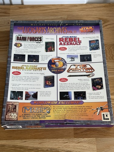 The LucasArts Archives Vol. II: Star Wars Collection (PC, 1996) Complete CD-ROM - Bild 21 von 24