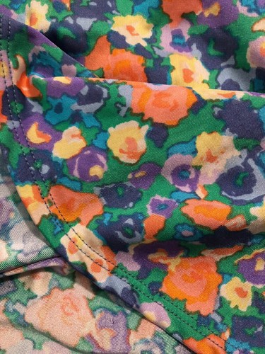 American Apparel Girls 6 Multicolored Floral Stretchy Halter Dress - Picture 10 of 12