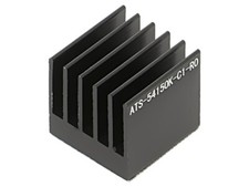 ATS-54150K-C1-R0 Radiator: Embossed Ribbed BGA Black L: 15mm W: 15mm H: 14.5mm
