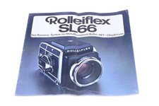 ROLLEI, ROLLEIFLEX SL66 FILM CAMERA ORIGINAL PRODUCT GUIDE BROCHURE GERMAN 163