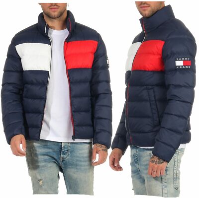 Tommy Jeans Daunenjacke TJM Herren Winter Jacke DM0DM07364 Gr  S M L XL XXL