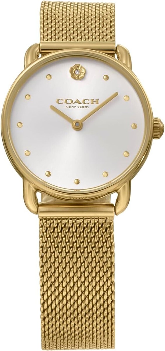 COACH Watch ELLIOT 28mm Quartz 14504223 Women's Gold | eBay