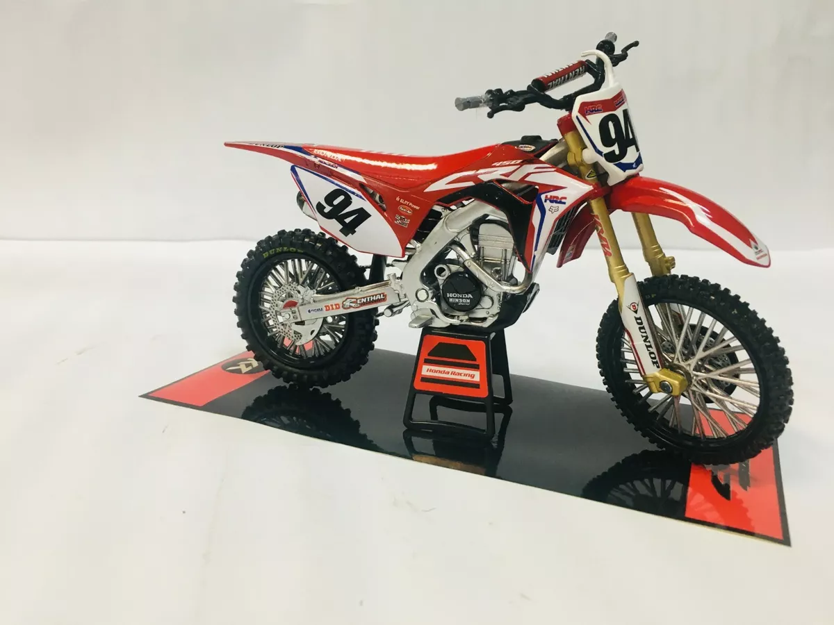 MODELLINO MOTOCROSS HONDA CRF 450 R 1.12 KEN ROCZEN TEAM HONDA HRC