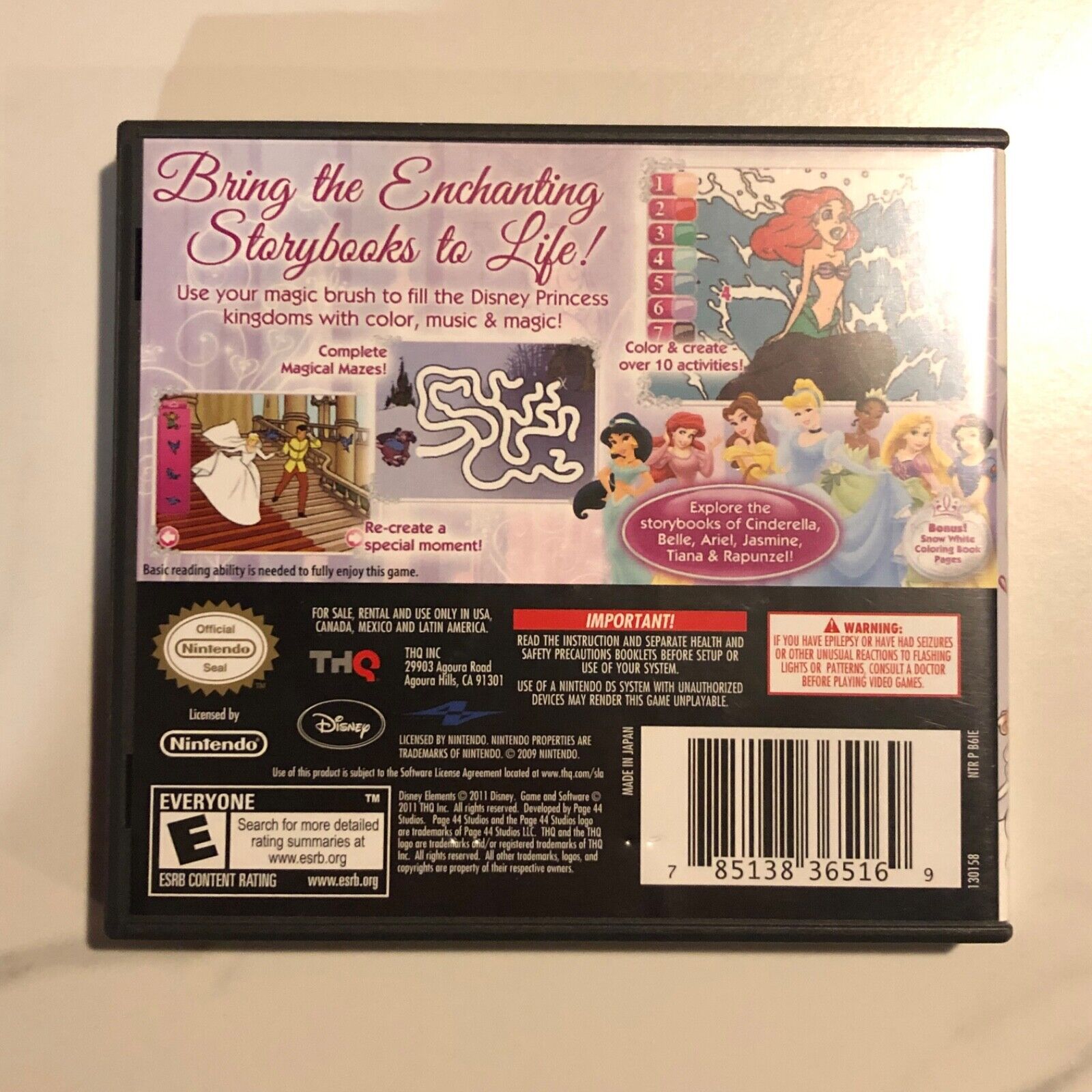 Jogo Disney Princess: Enchanting Storybooks - DS - MeuGameUsado