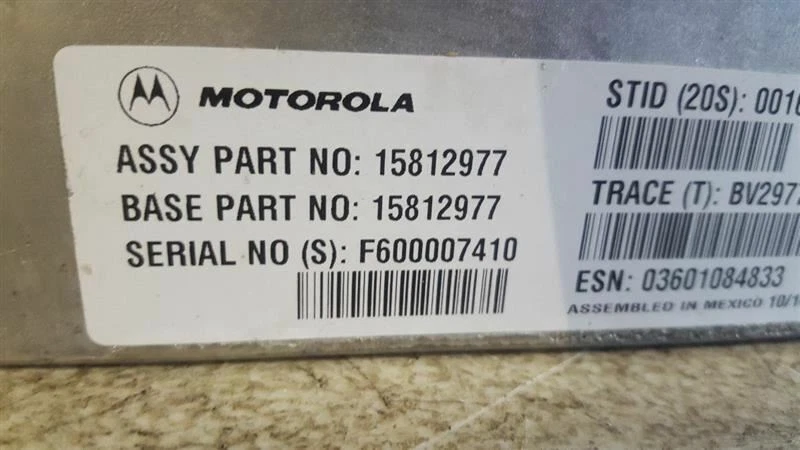 (BB660) 02-06 ENVOY RAINIER TRAILBLAZER MÓDULO DE COMUNICAÇÃO ONSTAR 15812978 - Imagem 3 de 4