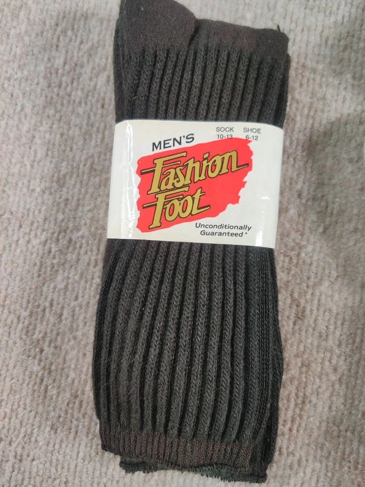 Lote de 3 Medias Robert Alan De Colección Para Hombre y Moda Calcetines para Pie 10-13 Negro Marrón Foto 2 de 4