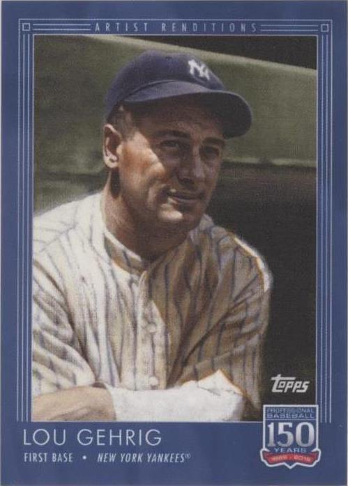 2019 Topps 150 Years of Baseball - Lou Gehrig #27 for sale | eBay