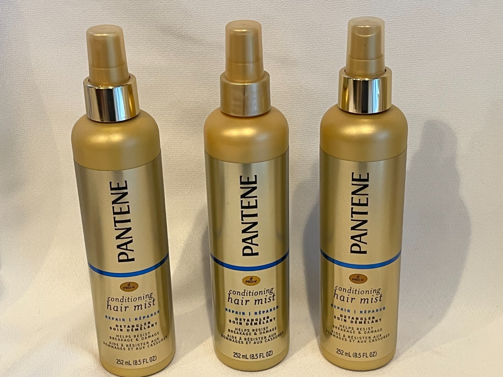3 Pantene ProV LeaveIn Conditioning Hair Mist Repair Detangler 8.5 fl oz eBay