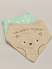 Carter's Just For You Set of 2 Teething Bibs with Snaps