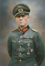 WW II - German  Photo Art --   Field Marshal - Erwin Rommel ....