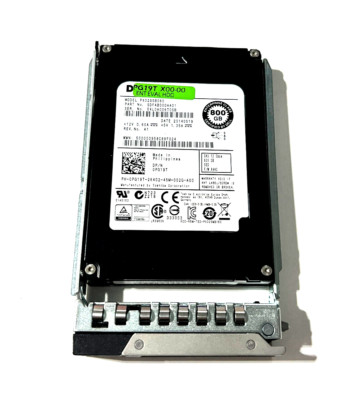 PG19T DELL TOSHIBA 800GB 12GBPS 2.5'' SSD SAS HARD DRIVE 0PG19T