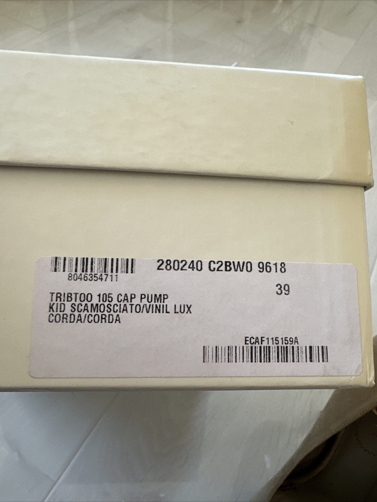 YSL Yves Saint Laurent Tribtoo Cap Pump scarpe in pelle scamosciata taglia 9