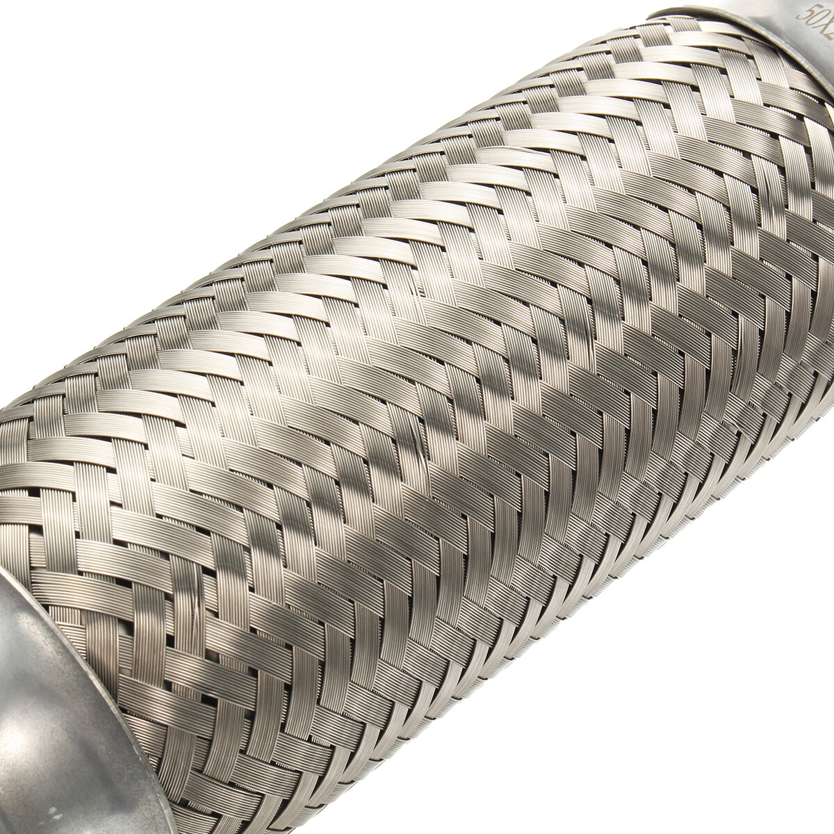 Tubo Flessibile Universale Marmitta Inox 50,5 Mm/L 200 Mm 2x Morsetti - Foto 10