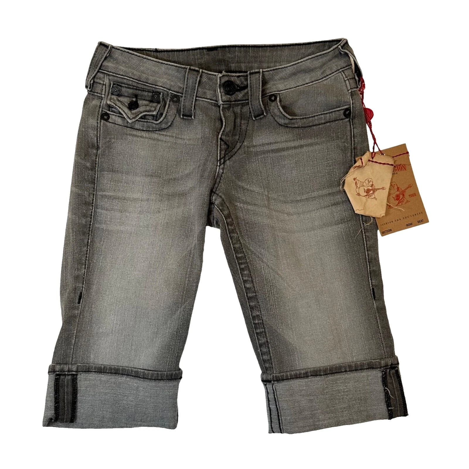 Pantalones cortos sólido de mezcla de algodón True Religion para Mujeres