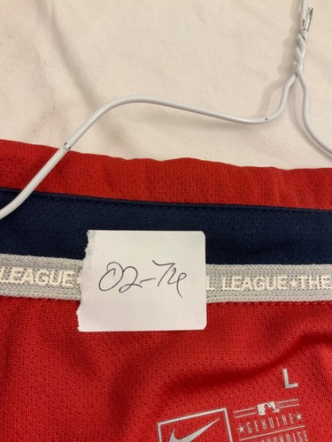 St. Louis Cardinals Shirt L Red Nike All Star Game Polo Poly New YGI O2-74 - Picture 11 of 11