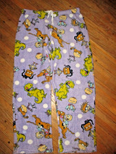RUGRATS POLYESTER FLEECE PAJAMA PANTS Lounge Sleep Wear Womens MEDIUM
