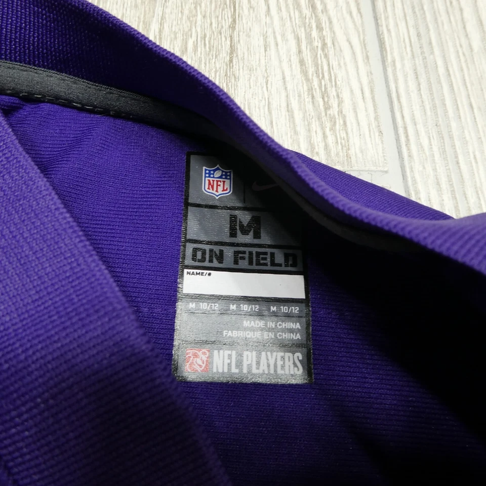 Camiseta Nike On Field tamanho Youth M 10/12 Greg Jennings 15 Minnesota Vikings NFL - Imagem 3 de 4