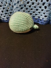 Handmade Crochet Plush Whale Light Blue
